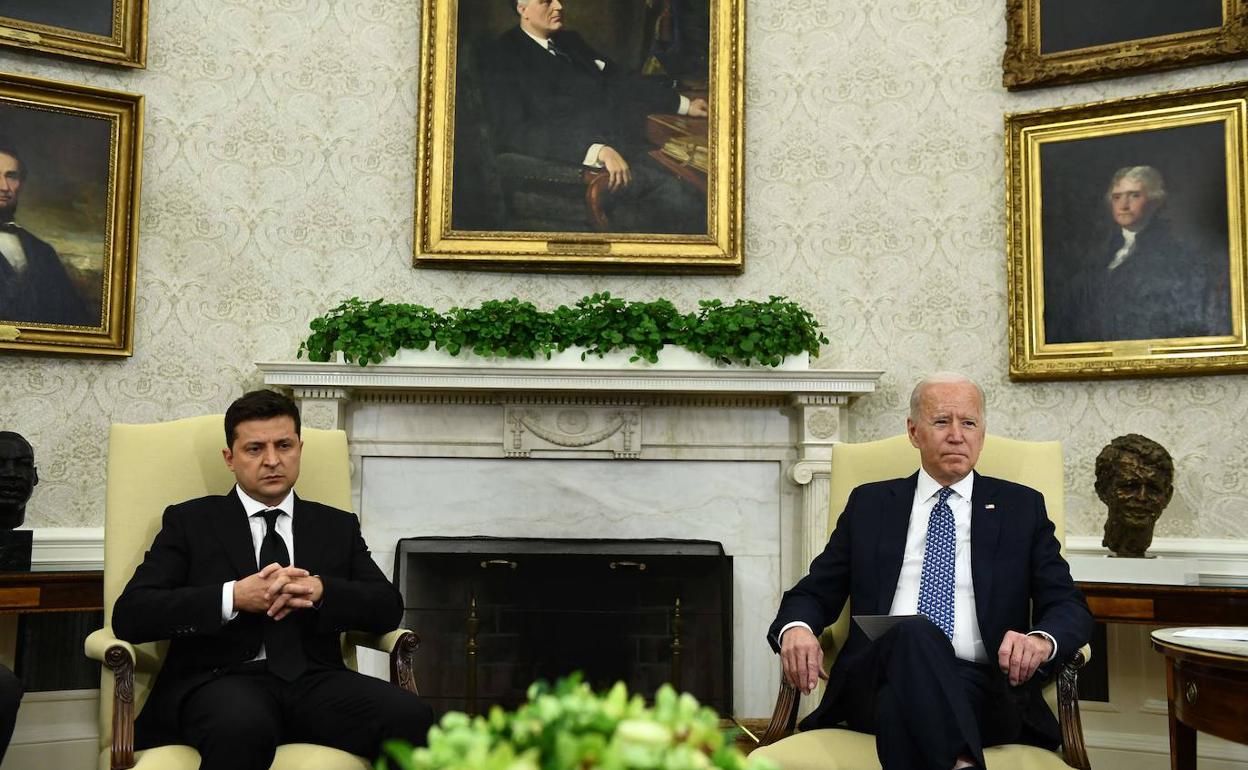 Joe Biden y Volodímir Zelensky, el pasado mes de septiembre en la Casa Blanca.