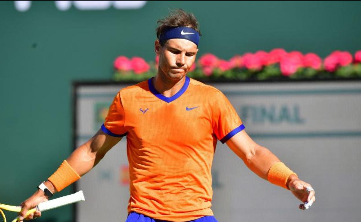 Rafa Nadal, en el Masters 1.000 de Indian Wells. 