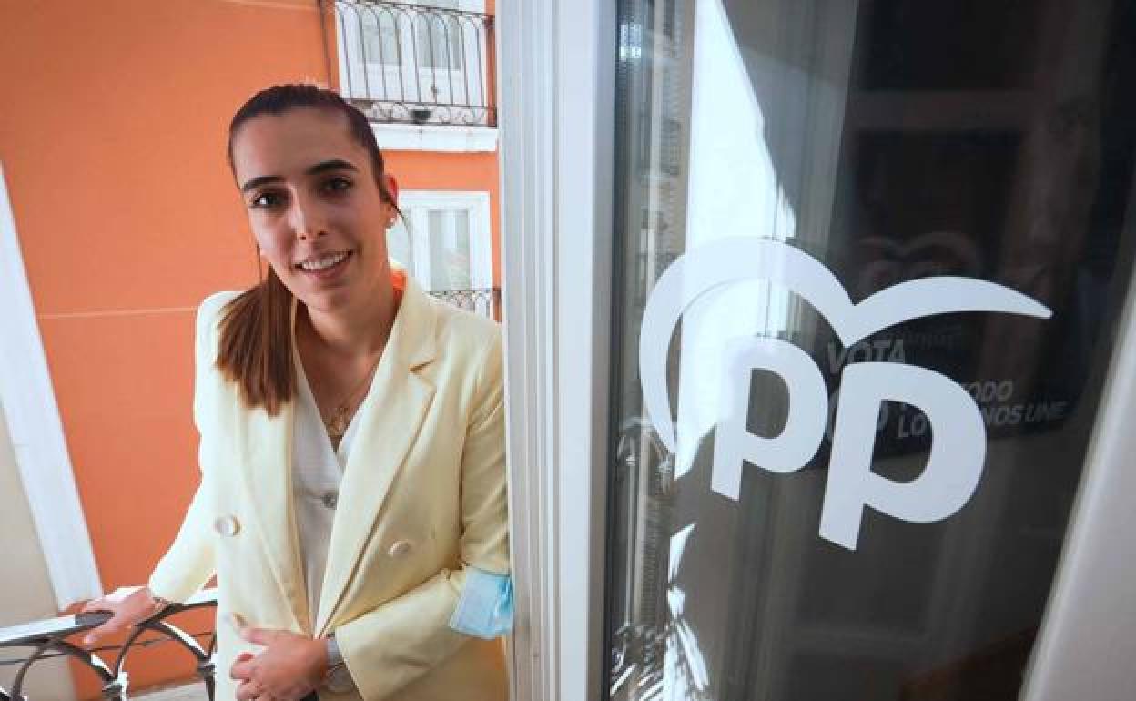 Andrea Ballesteros, concejal del PP en Burgos.