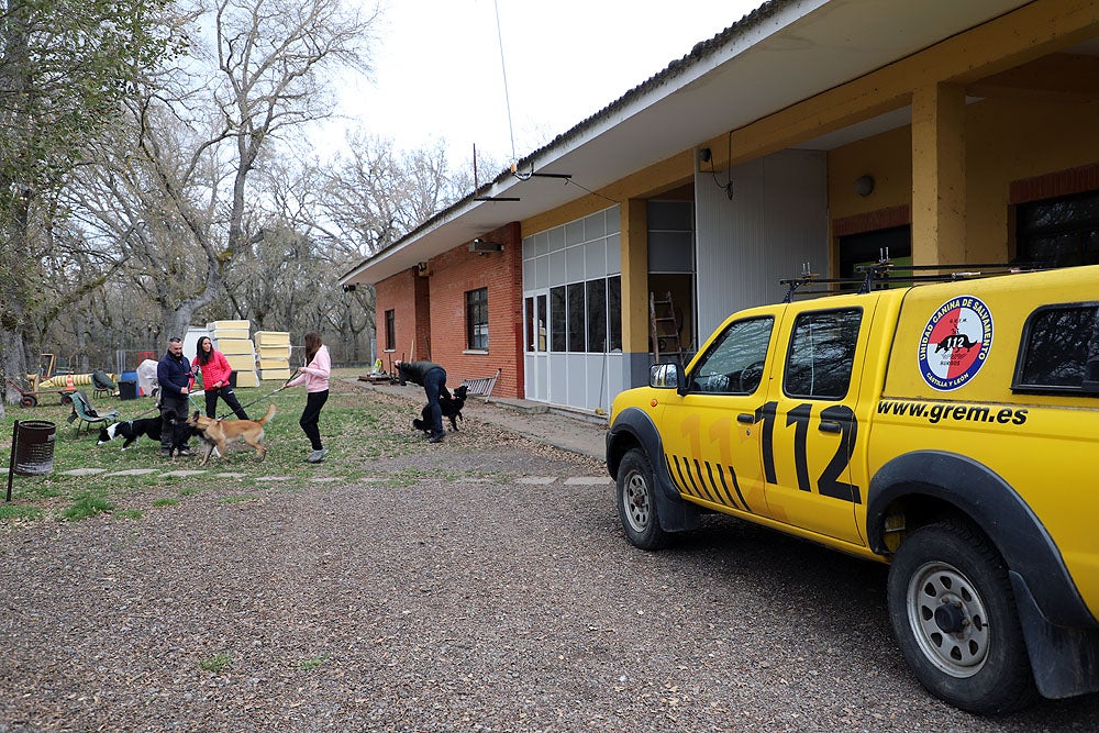 Fotos: El GREM de Burgos entrena a los nuevos perros de rescate y salvamento