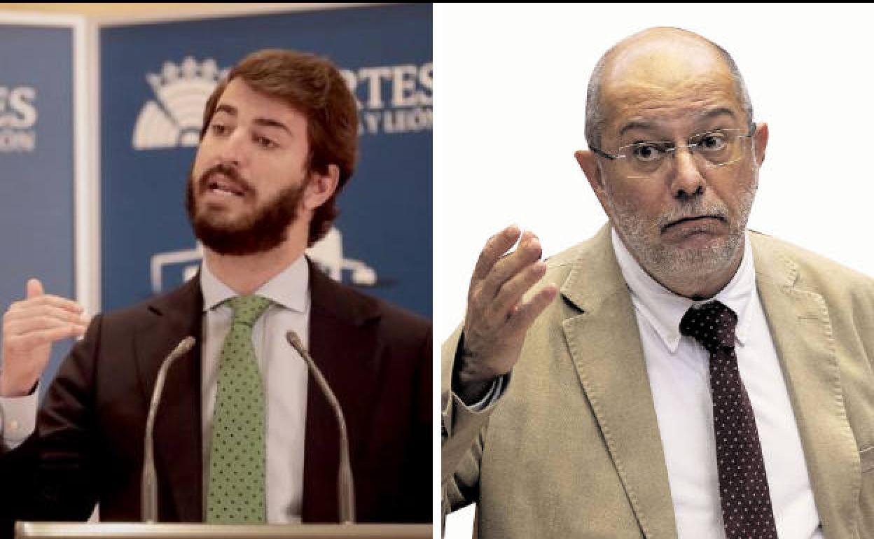 Juan García-Gallardo (Vox) y Franciso Igea (Ciudadanos). 