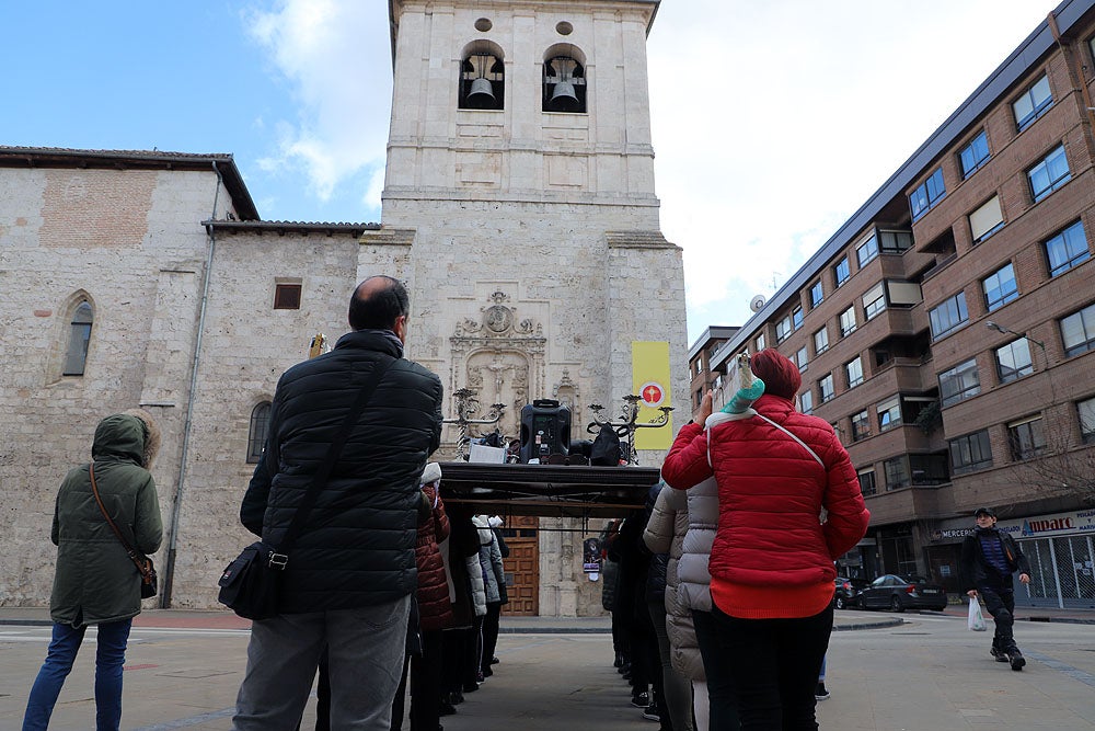 Fotos: Ensayos de la procesión de la Virgen de las Angustias