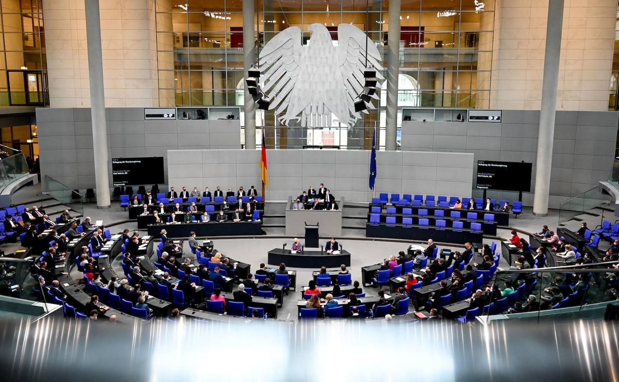 Imagen de archivo del Parlamento Alemán.