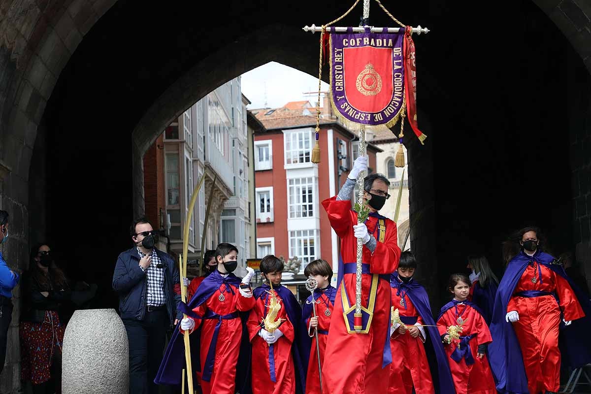 Fotos: Palmas en Burgos para recibir a La Borriquilla