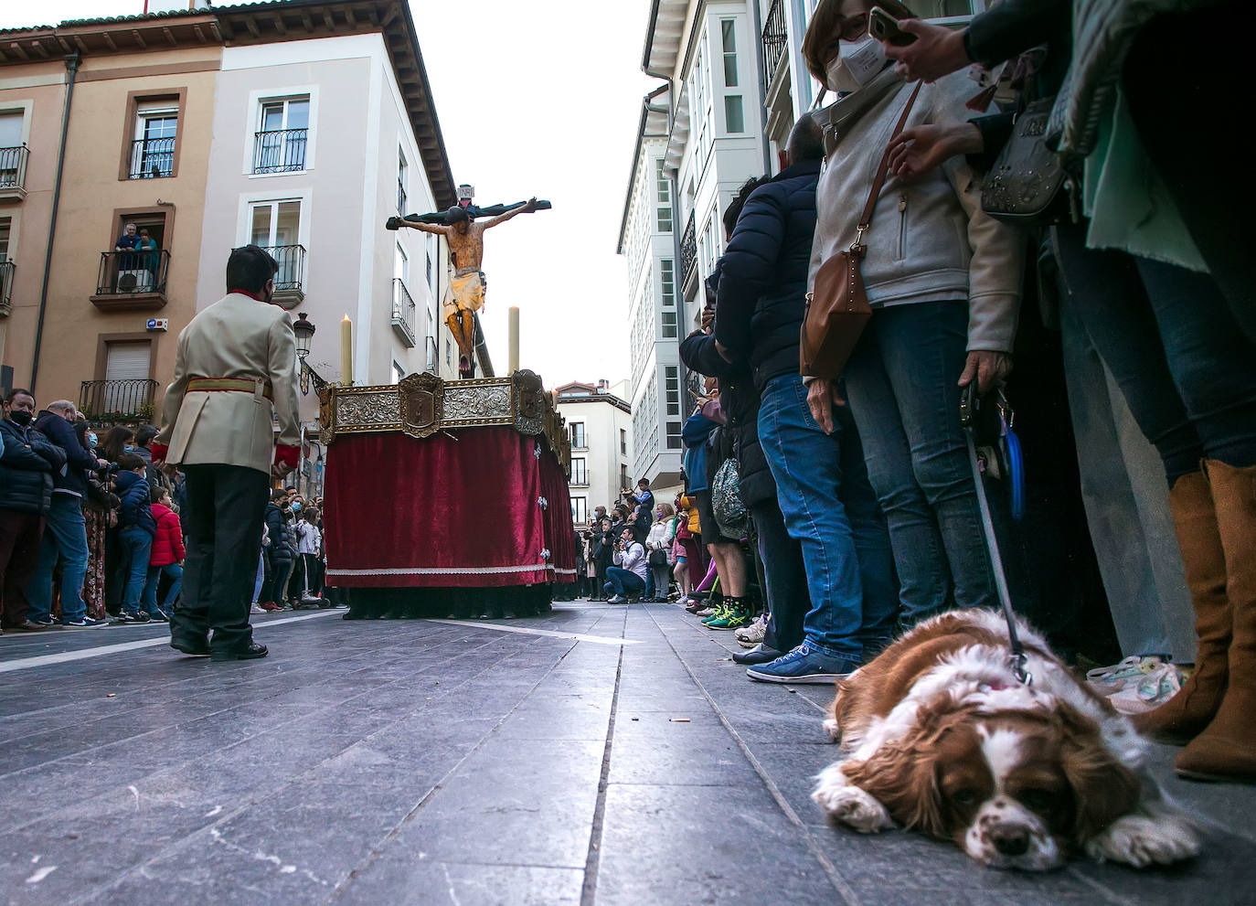 Fotos: El Santísimo Cristo recorre Burgos en vertical