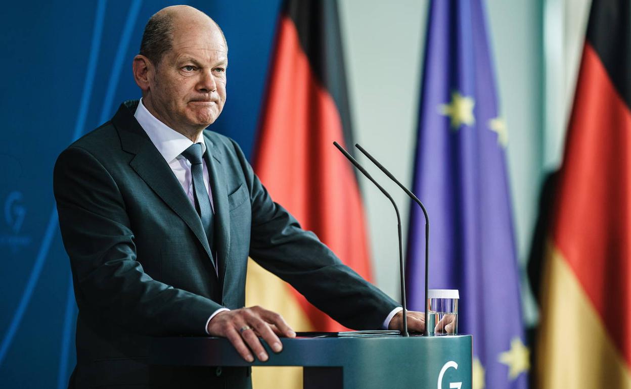 El canciller de Alemania, Olaf Scholz. 