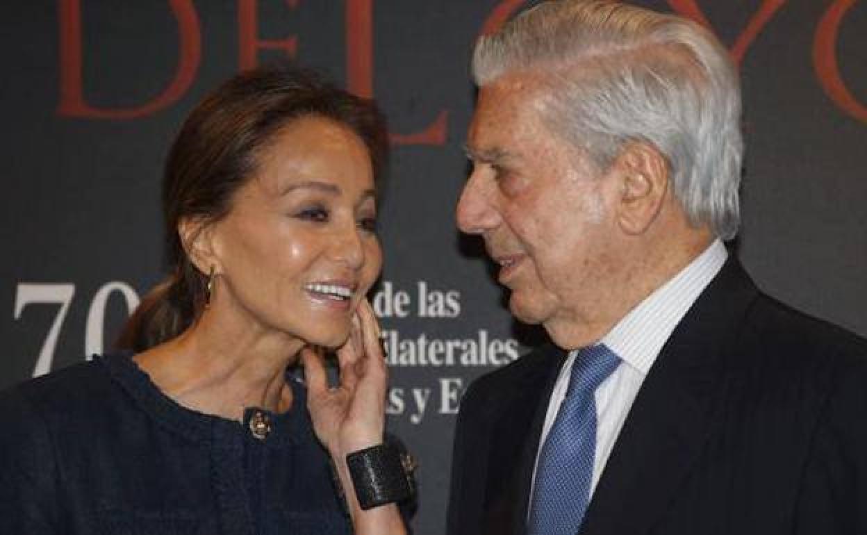 Vargas Llosa ha estado acompañado en todo momento por Isabel Preysler. 