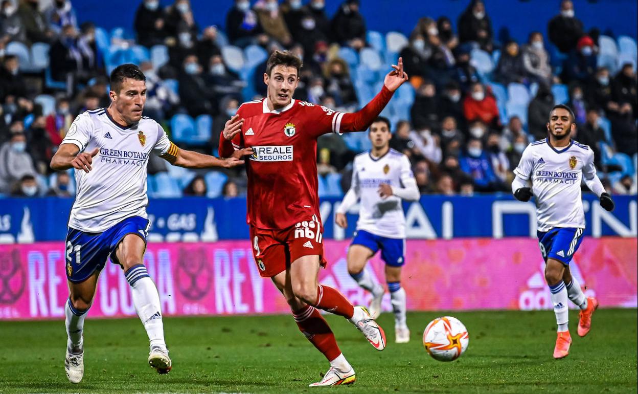 El Burgos CF ya ha visitado La Romareda esta temporada. 