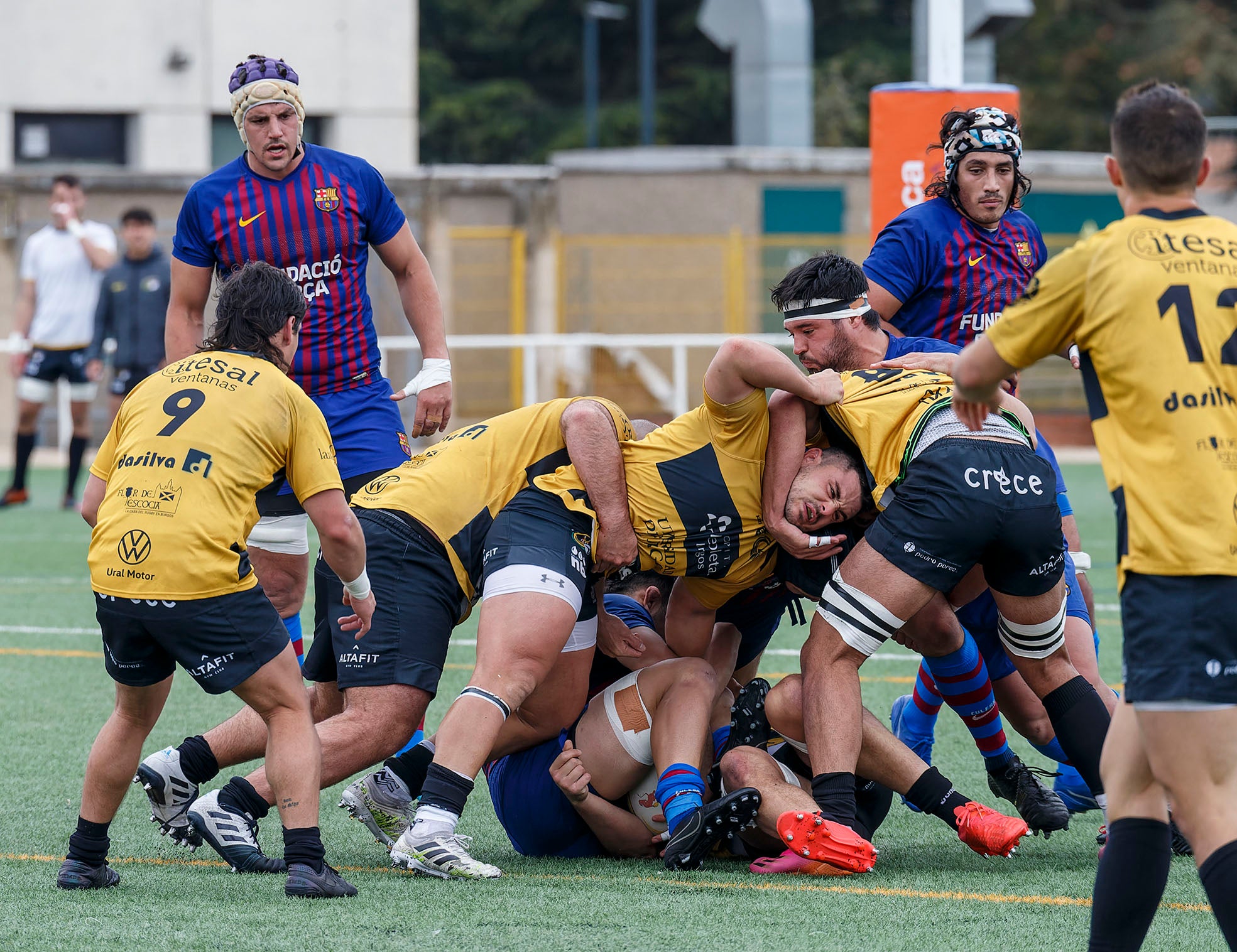 Fotos: Victoria del Recoletas Burgos frente al Barça a Rugbi