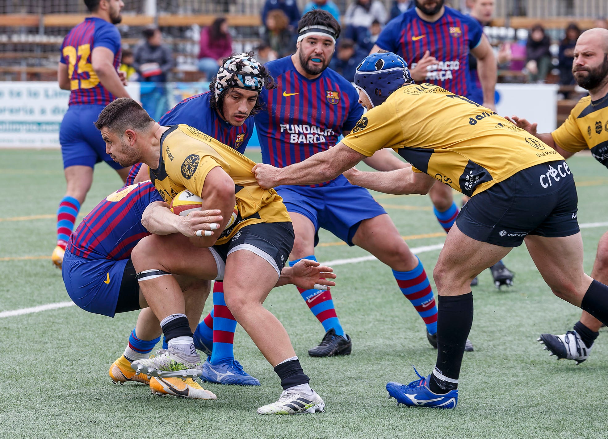 Fotos: Victoria del Recoletas Burgos frente al Barça a Rugbi