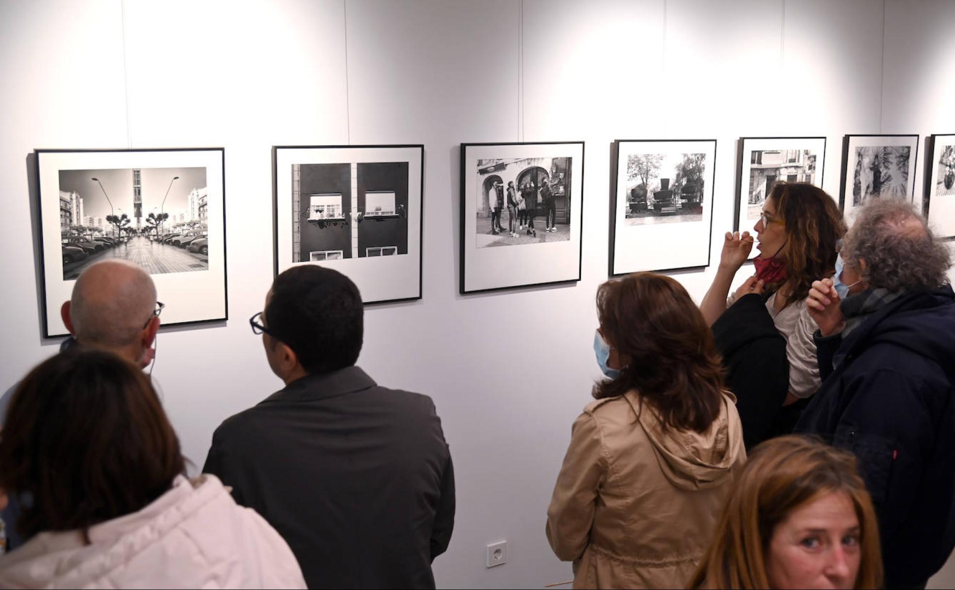 Inauguración de la exposición 'Encuentros' en Burgos.