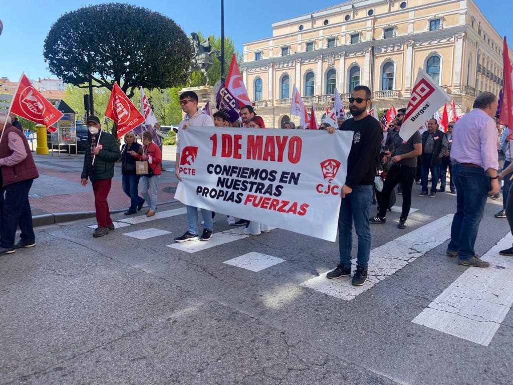 Fotos: Manifestación del Primero de Mayo en Burgos