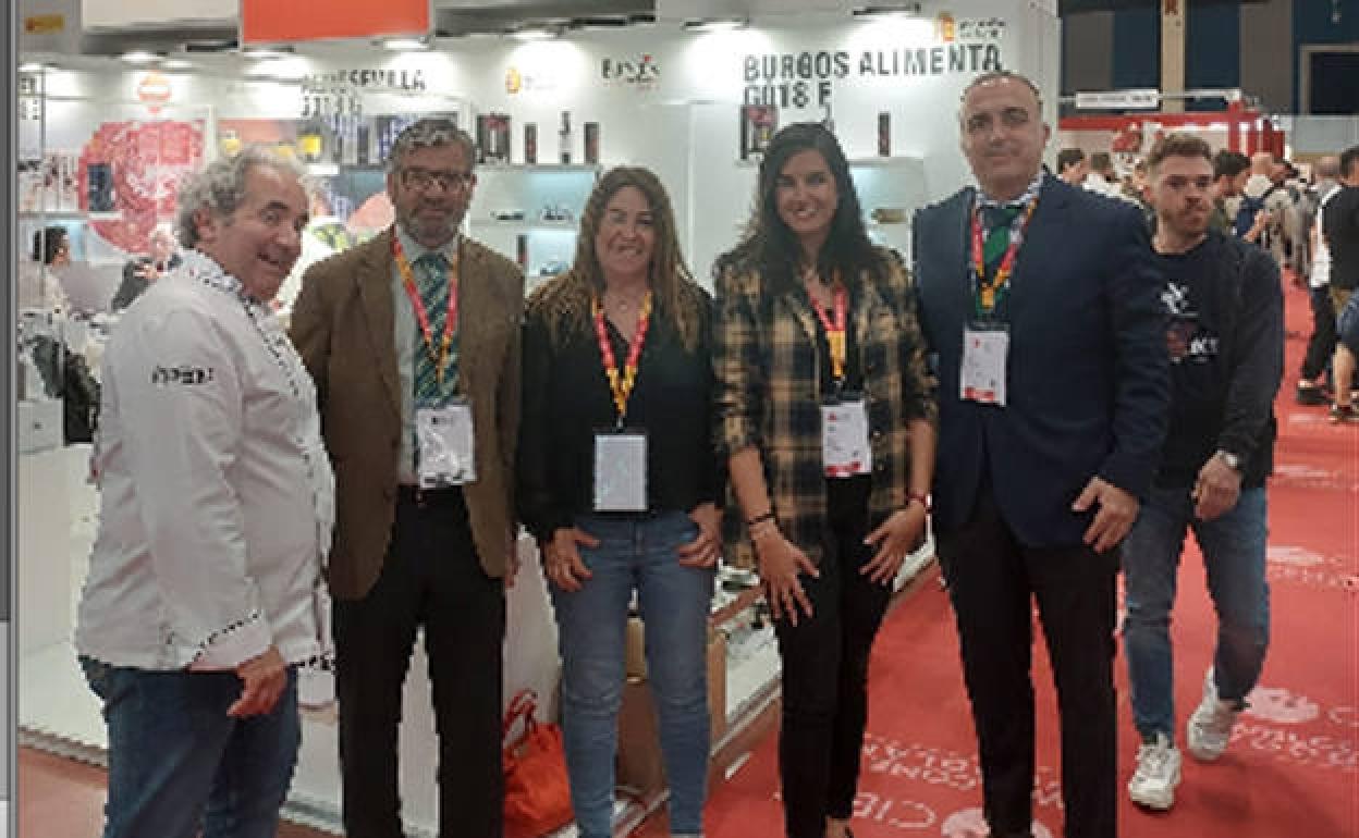 Representantes de Burgos Alimenta en CIBUS Parma 2022. 