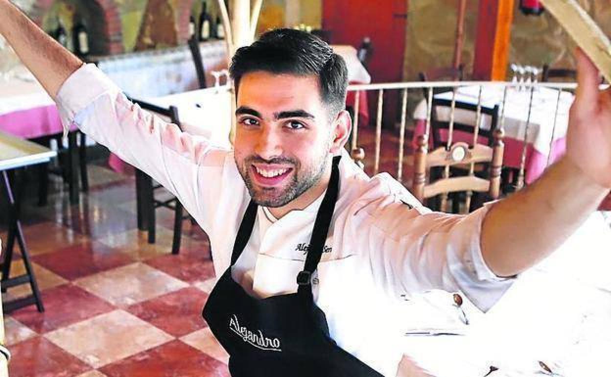 lejandro Serrano, propietario del restaurante que lleva su nombre en Miranda de Ebro.