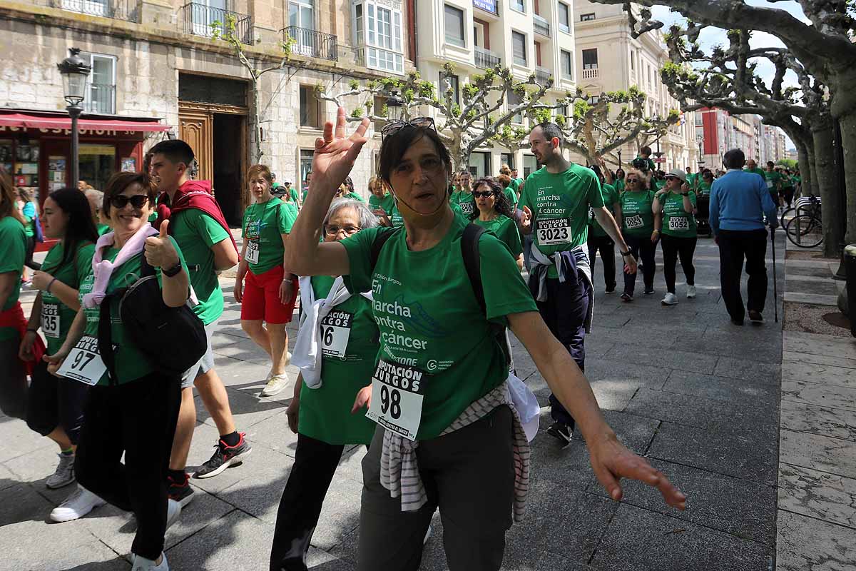 Fotos: Burgos responde con un apoyo absoluto el regreso de la Marcha contra el cáncer