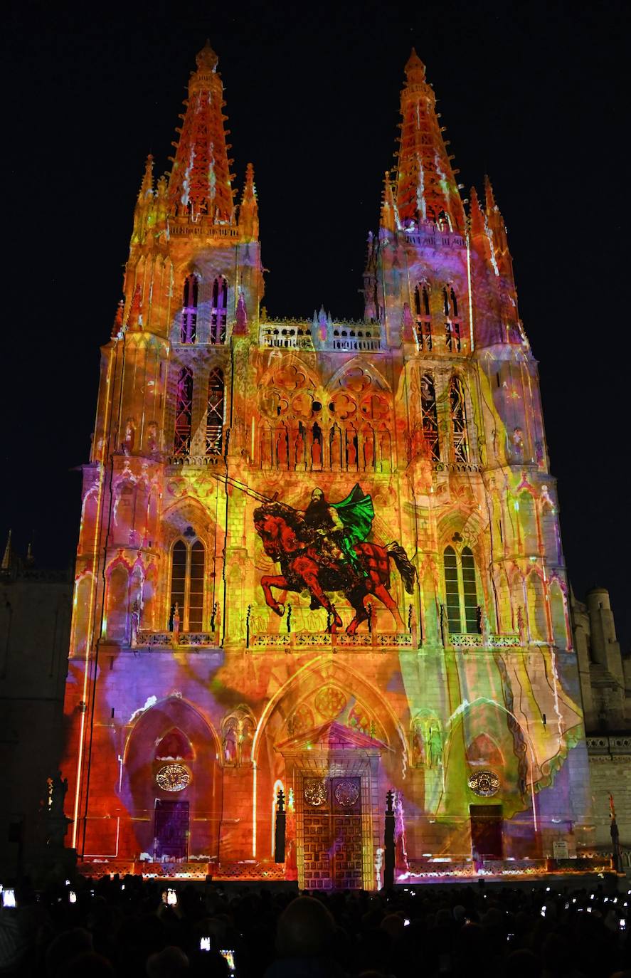 La Catedral de Burgos en la Noche Blanca. 