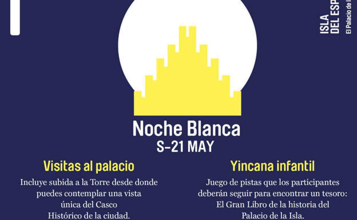 Visitas guiadas al Palacio de la Isla y yincana infantil en la Noche Blanca de Burgos