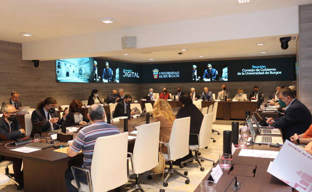 Reunión del Consejo de Gobierno de la Universidad de Burgos. 