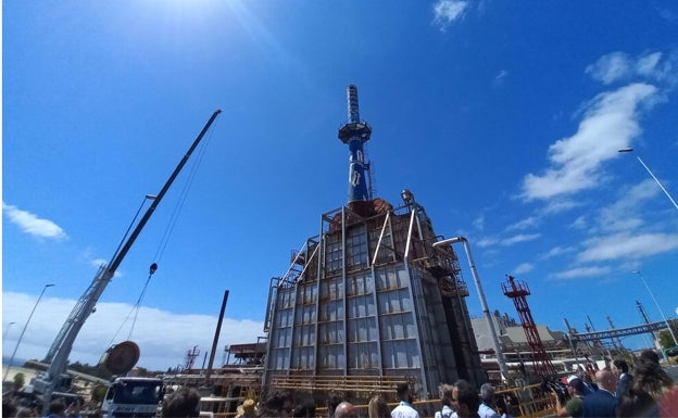 El merox, la primera instalación que se comenzará a desinstalar de la refinería tinerfeña. 