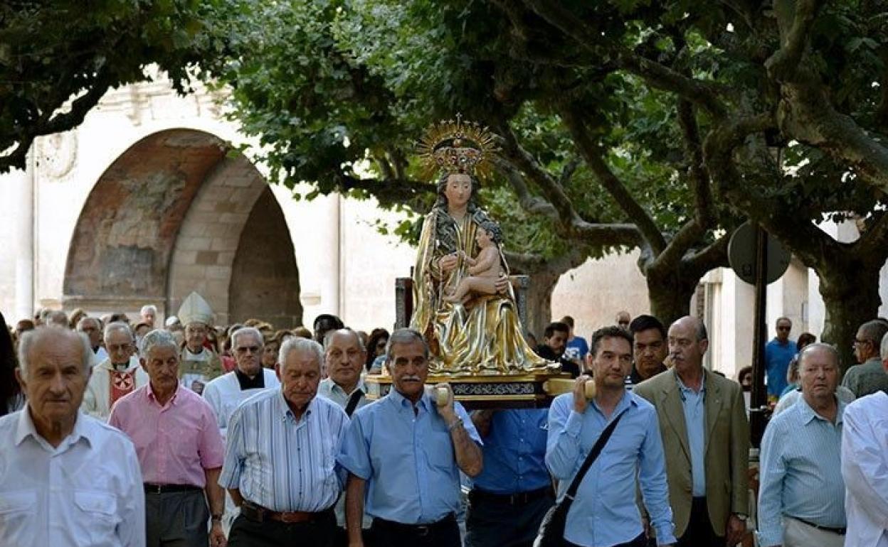 Imagen de archivo de la procesión de Santa María La Mayor. 