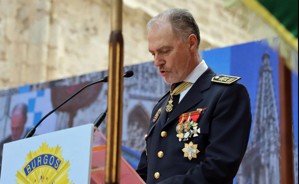 Félix Ángel García, intendente jefe de la Policía Local de Burgos.