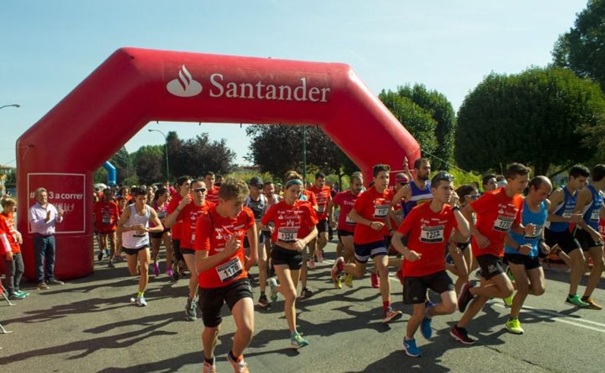 Imagen de archivo, de una edición anterior de la carrera popular de la UBU. 