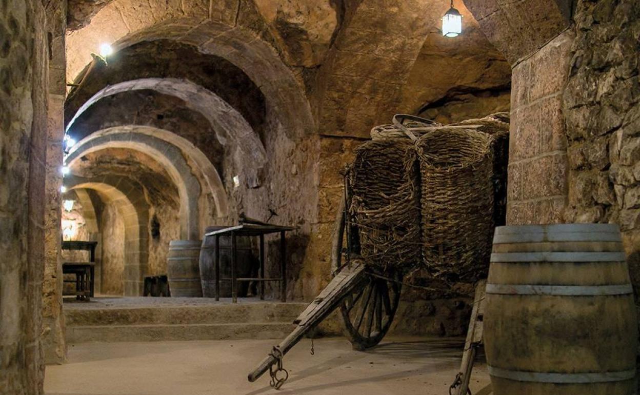 Bodega subterránea de Aranda de Duero.