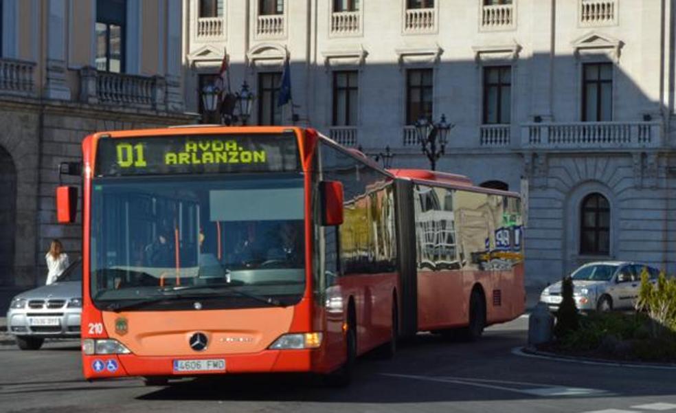 Autobús urbano de Burgos.