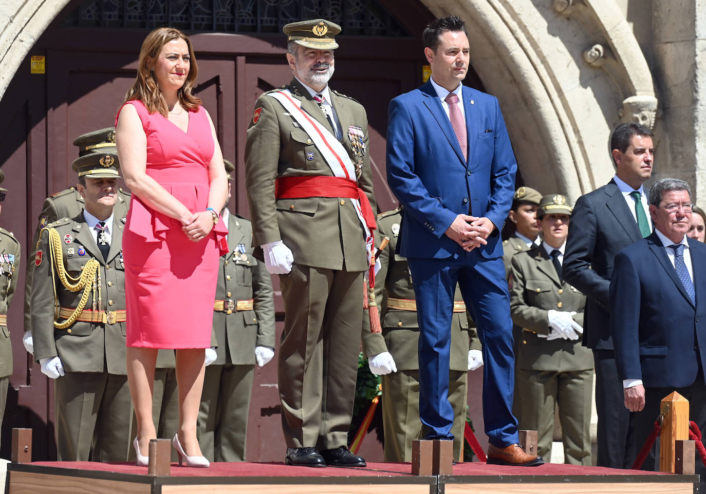 La Catedral de Burgos apadrina el acto de la jura civil de bandera y el homenaje a los caídos del ejército