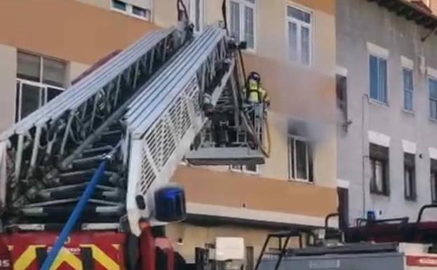 Sofocado un conato de incendio en la calle San Francisco de Burgos