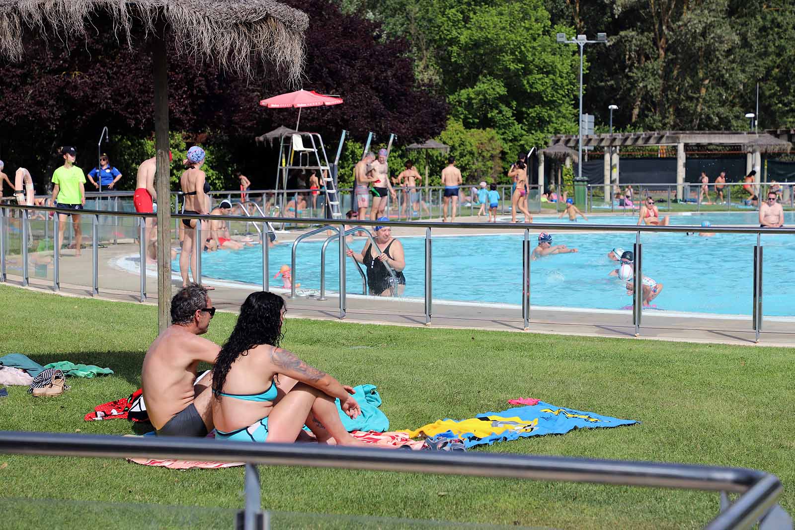 Fotos: Primeros baños del verano