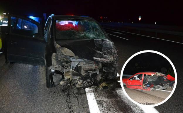 Un menor protagoniza una persecución policial en coche y provoca un accidente en Aranda