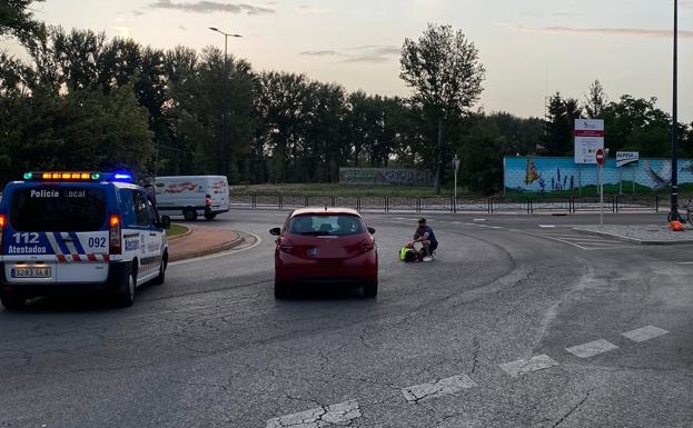 Atropellado un ciclista en San Cristóbal