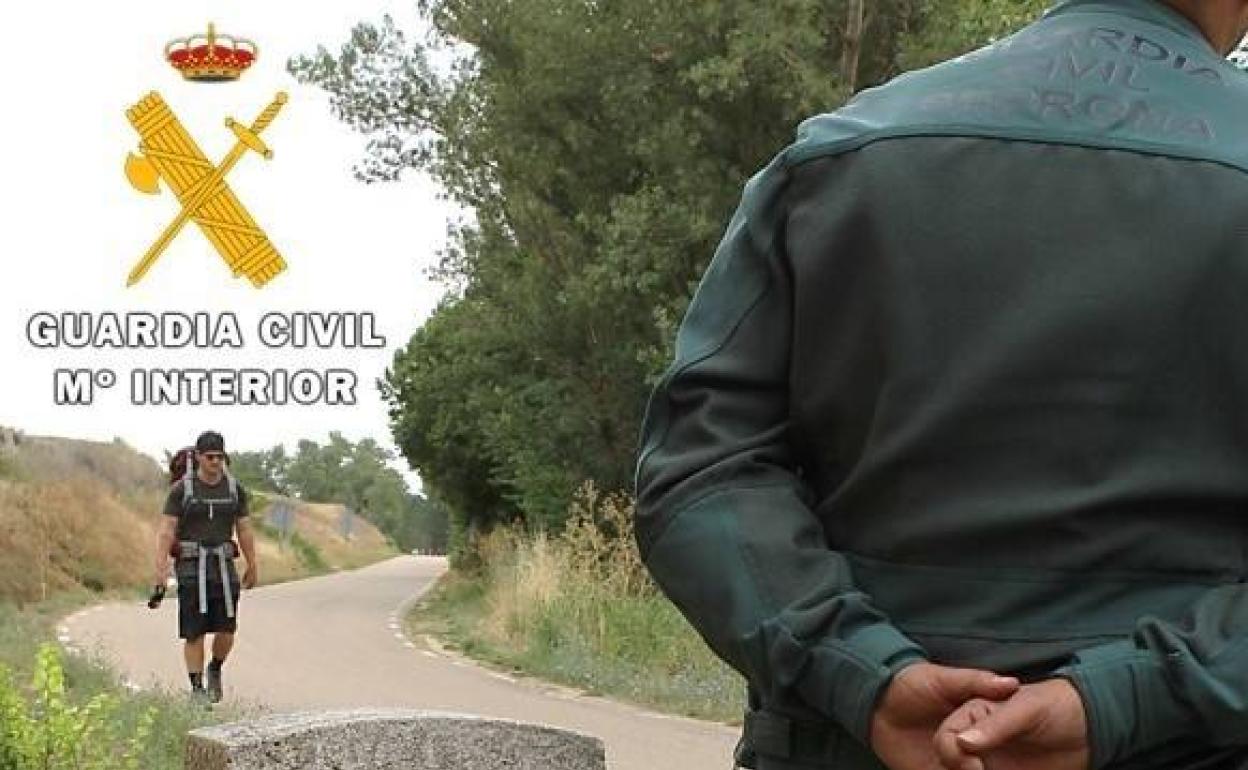 La Guardia Civil vela por la seguridad del Camino de Santiago.