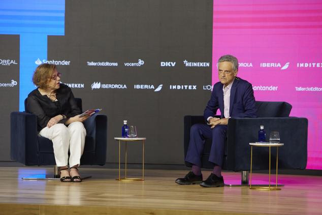 Luis Rojas Marcos, profesor de psquiatría en la New York University en su entrevista con María José Barrero, subdirectora dwe MujerHoy.