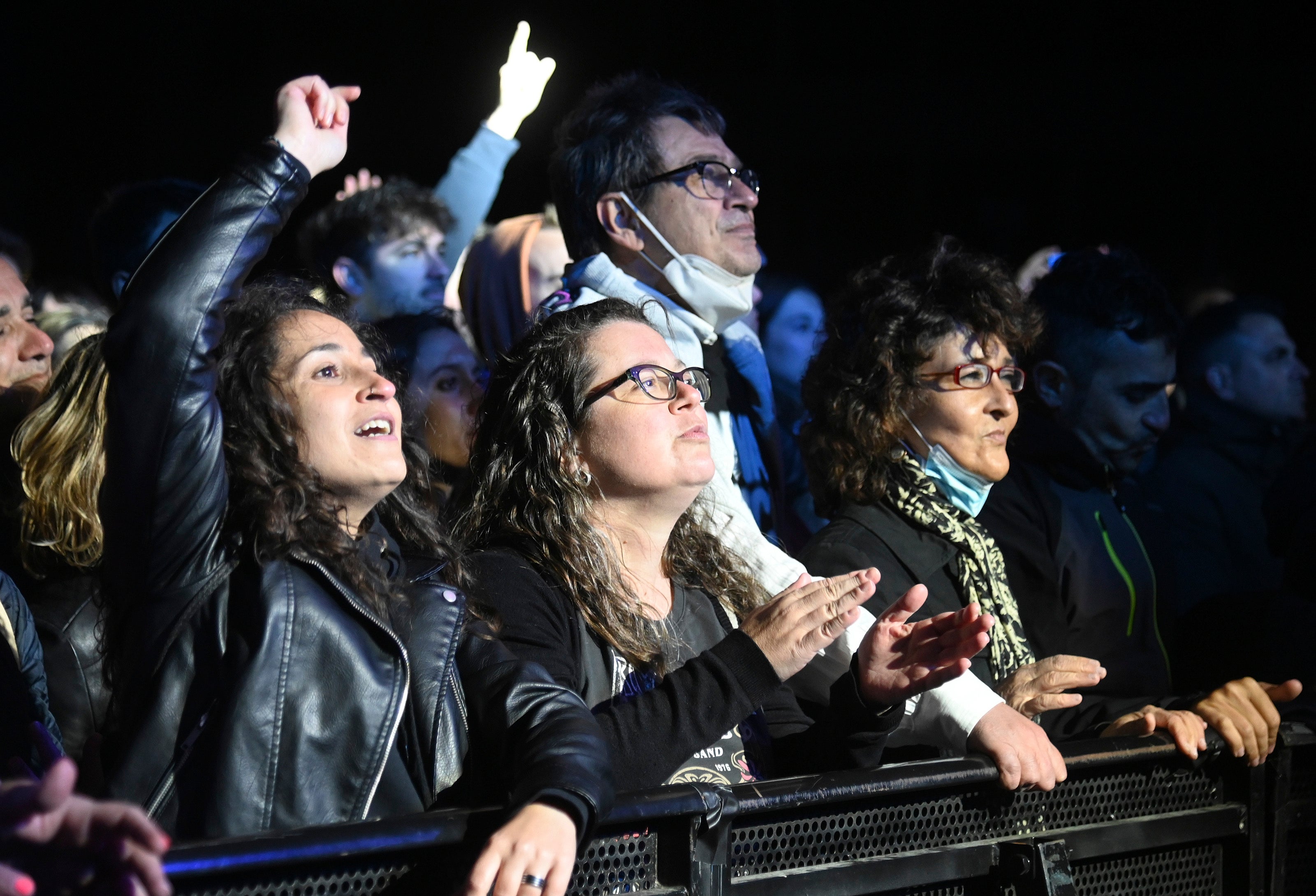 Viva Suecia en concierto.