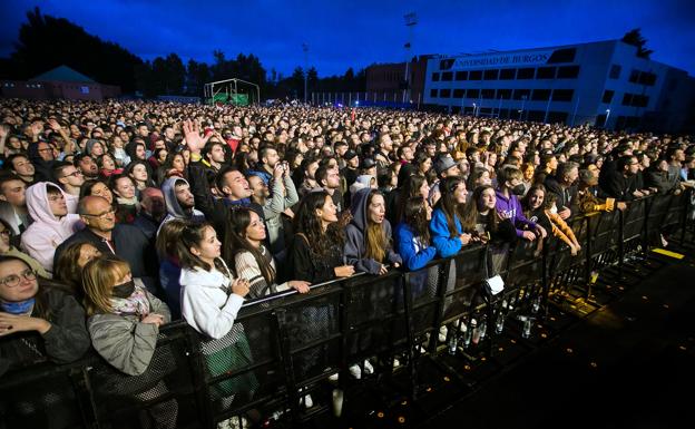 El campo ha albergado cuatro conciertos de gran formato en las fiestas. 