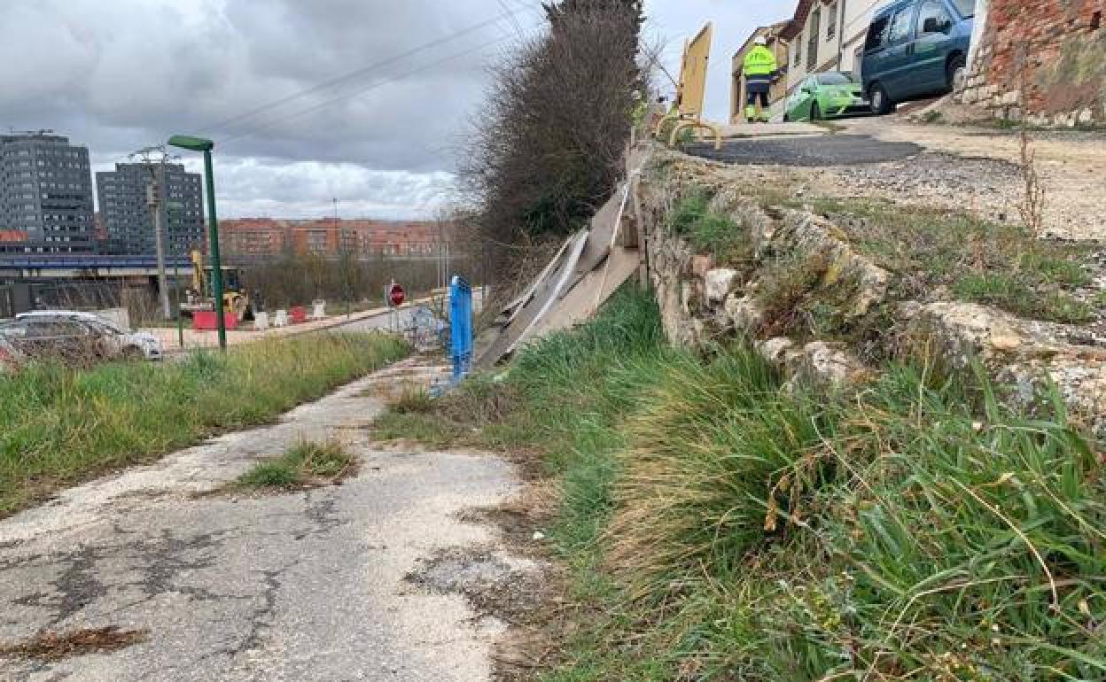 Las obras en el Paseo de los Pisones arrancaron en marzo.