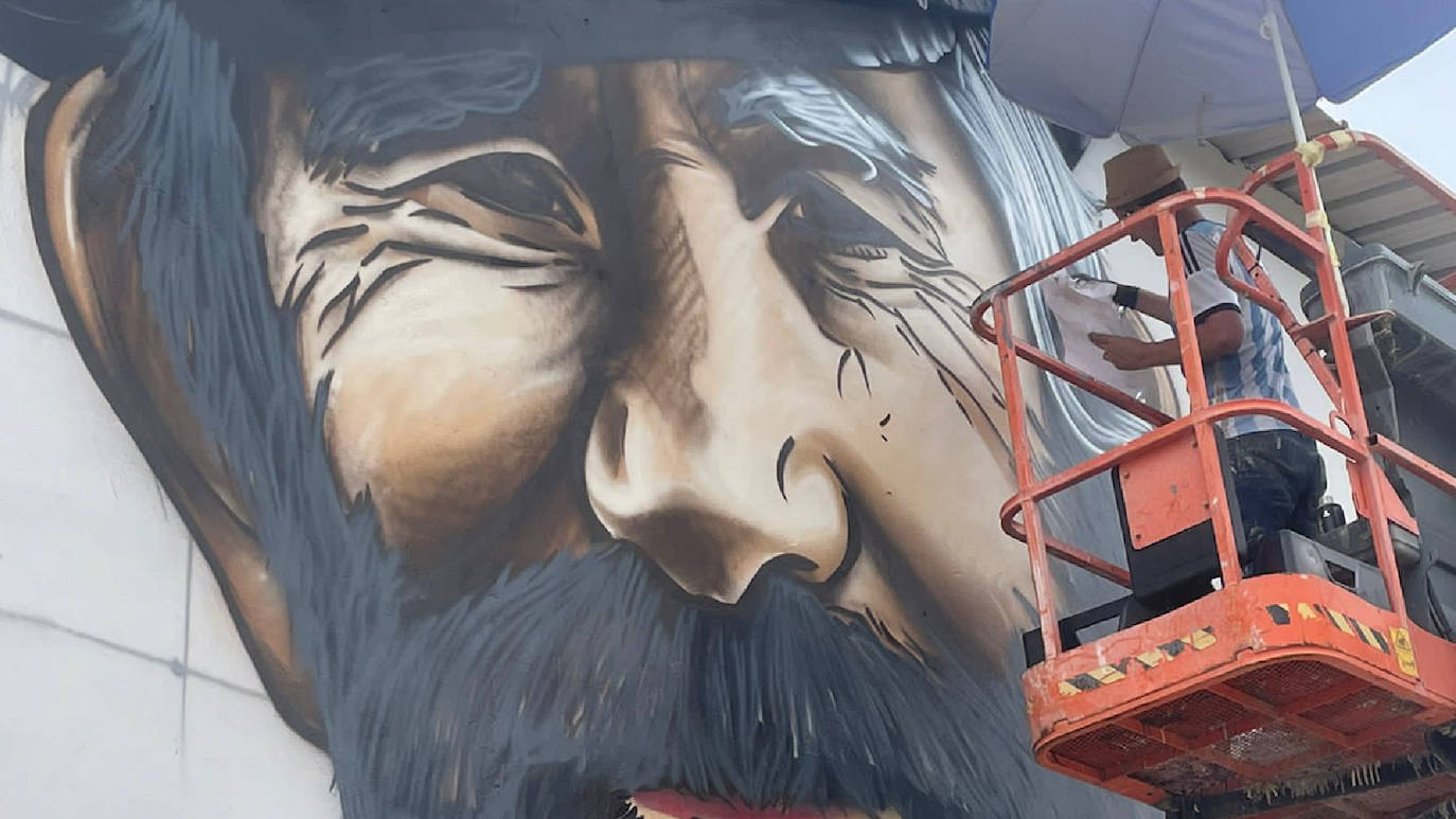 Murales artísticos creado por Tinte Rosa en Tubilla del Lago, Villangómez y Belorado