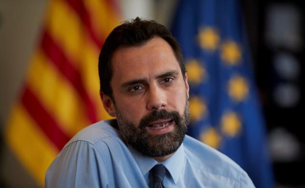 El expresidente del Parlament Roger Torrent. 