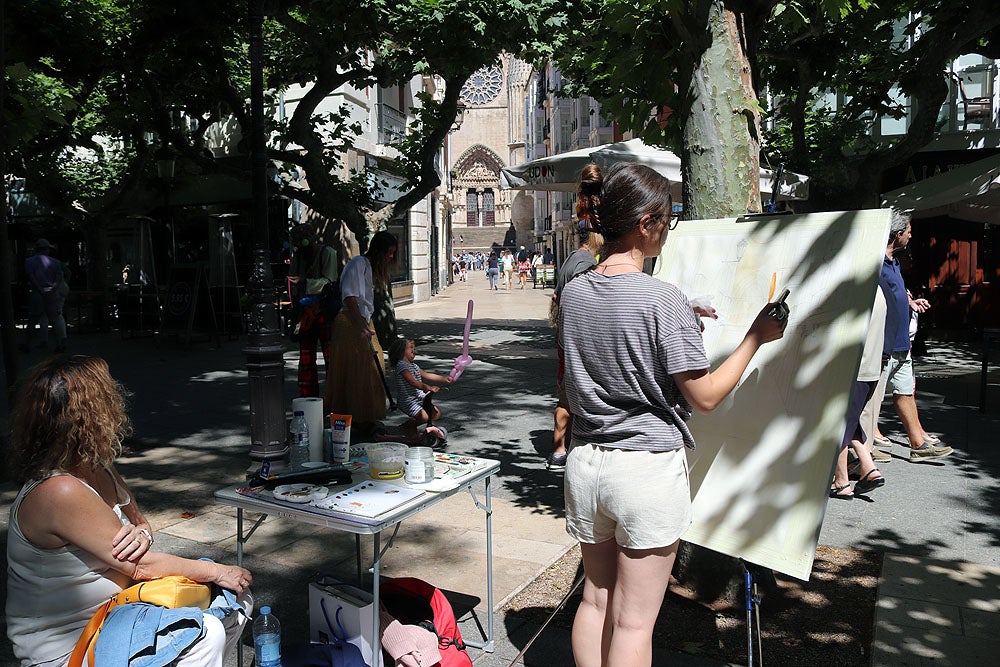 Fotos: Los artistas inundan Burgos para homenajear a su Catedral y su patrimonio cultural