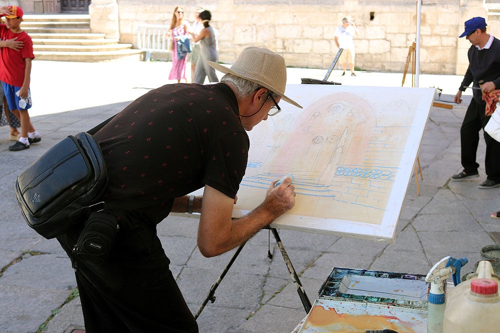 Fotos: Los artistas inundan Burgos para homenajear a su Catedral y su patrimonio cultural