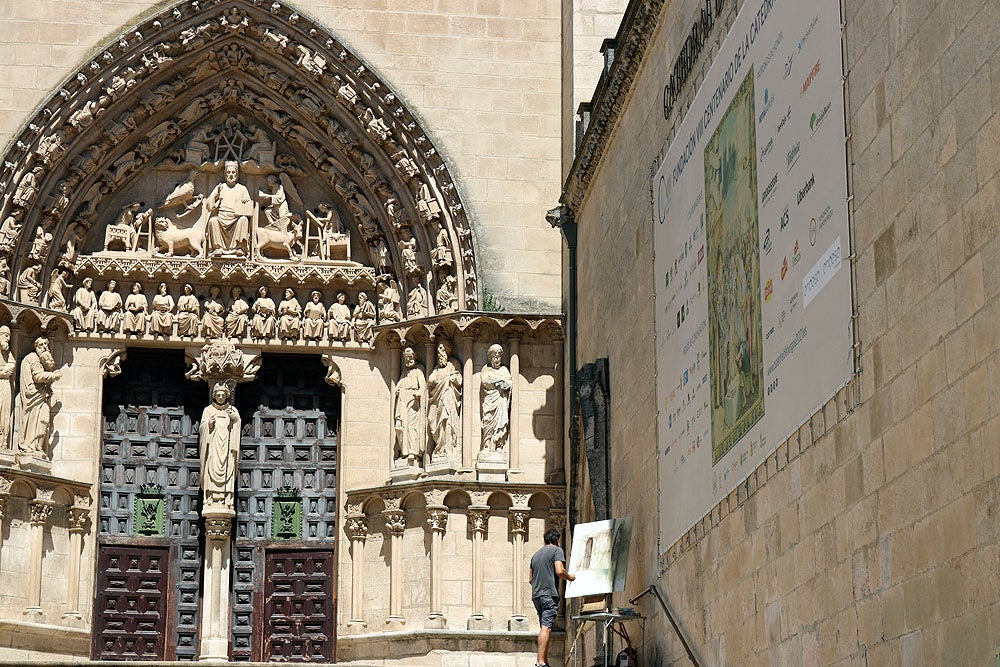 Fotos: Los artistas inundan Burgos para homenajear a su Catedral y su patrimonio cultural