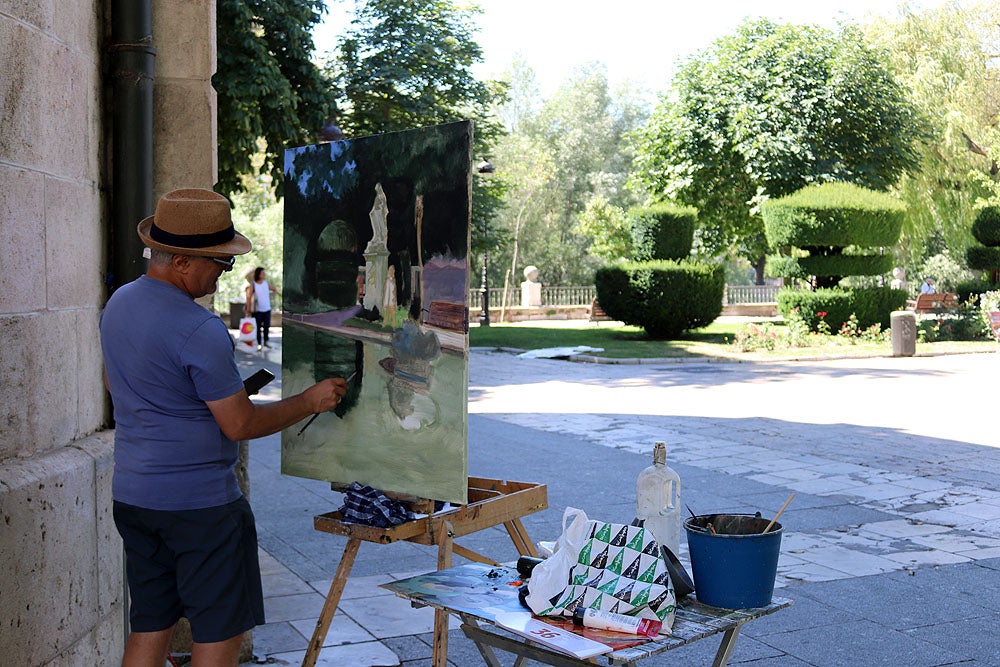 Fotos: Los artistas inundan Burgos para homenajear a su Catedral y su patrimonio cultural