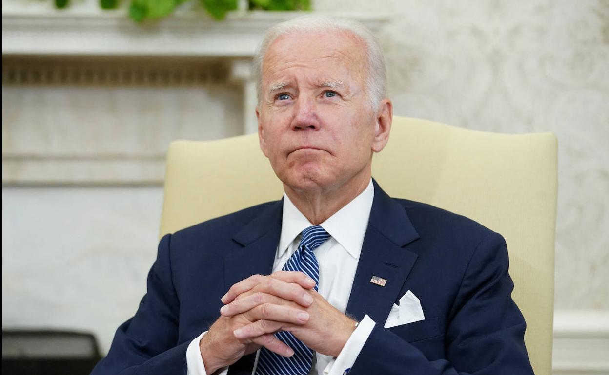 El presidente de EE UU, Joe Biden, este martes en la Casa Blanca