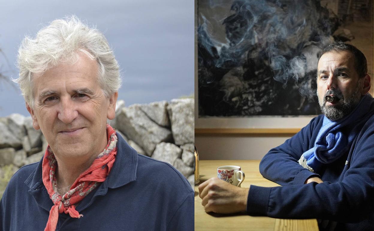 Juan Luis Arsuaga (i) y David de Jorge. 