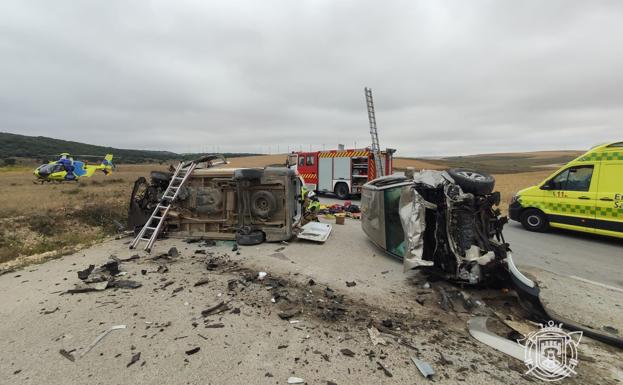 Ocho fallecidos en las carreteras burgalesas en menos de un mes