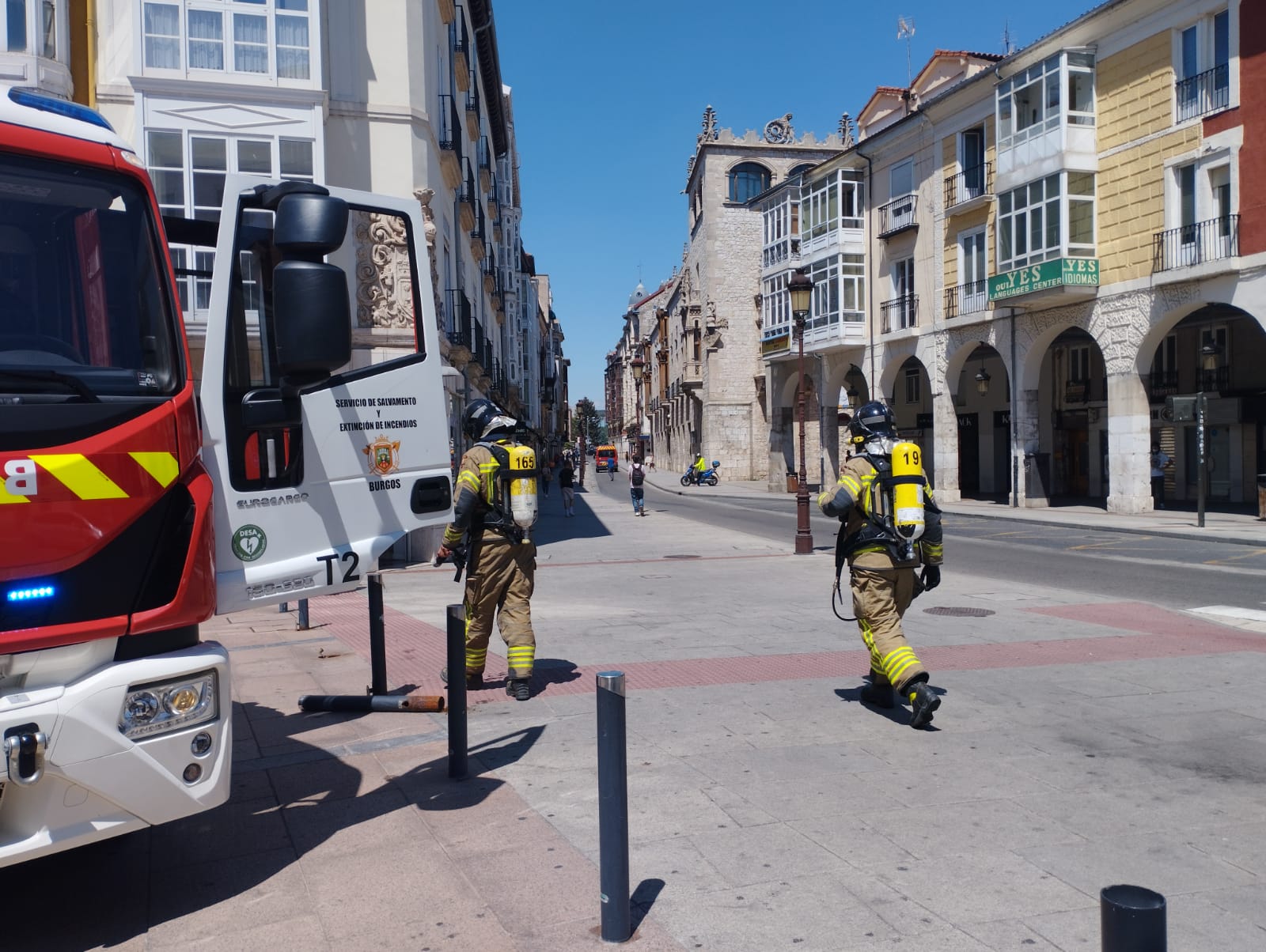 Fotos: Susto en el aparcamiento de la Plaza Mayor