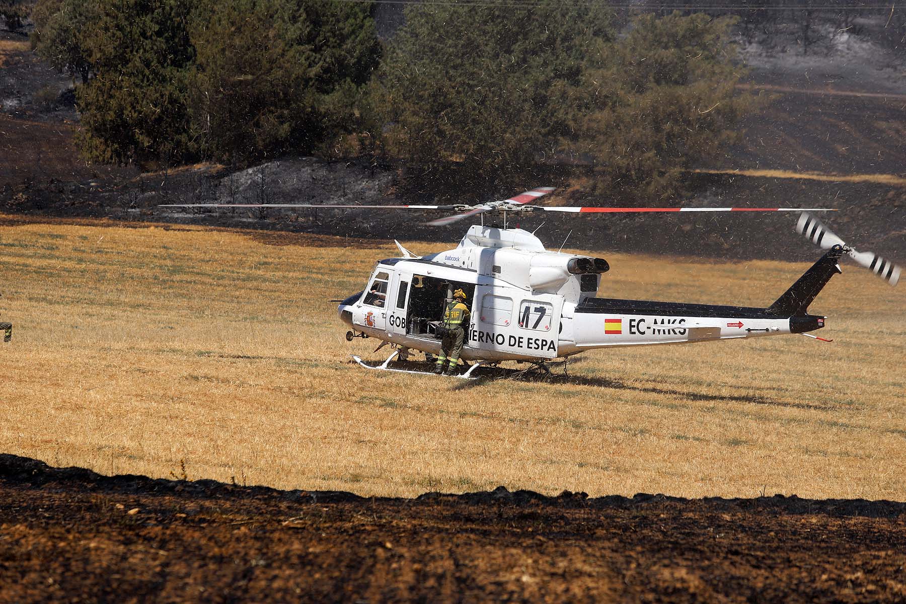 Fotos: El fuego arrasa la comarca del Arlanza