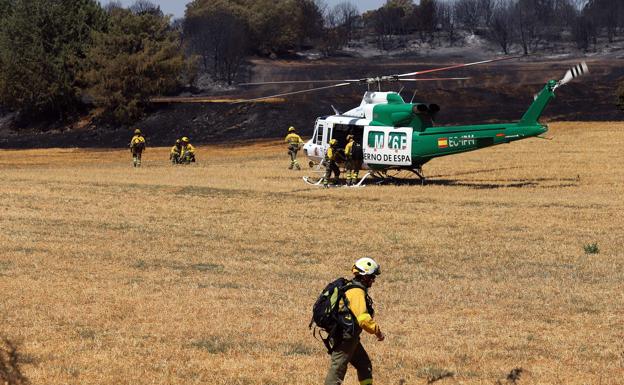 En libertad el detenido por su relación con el incendio de Quintanilla del Coco